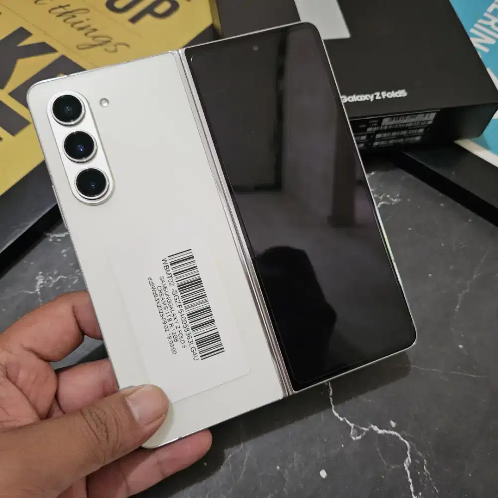 SAMSUNG GALAXY Z FOLD 5 RAM 12/1TB WHITBOX RESMI EX SEIN NO MINUS