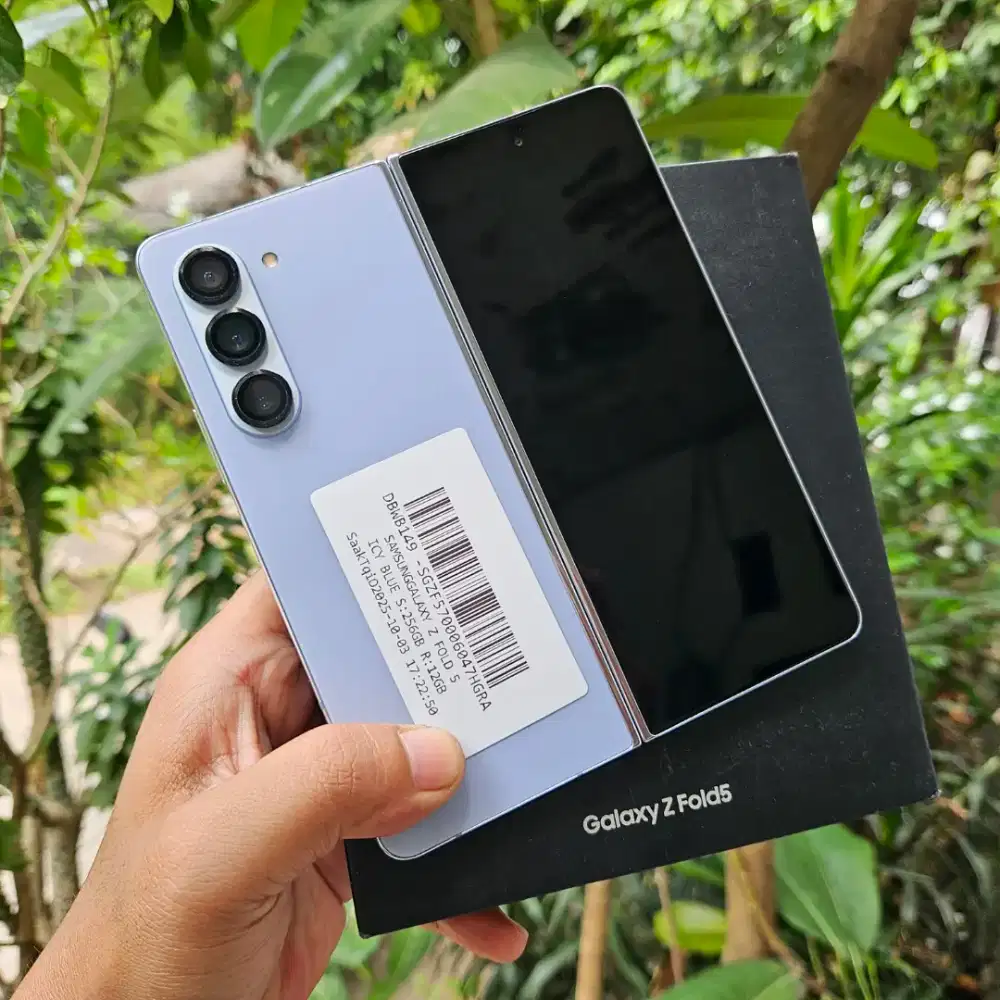SAMSUNG GALAXY Z FOLD 5 RAM 12/256 GB WHITBOX RESMI EX SEIN NO MINUS