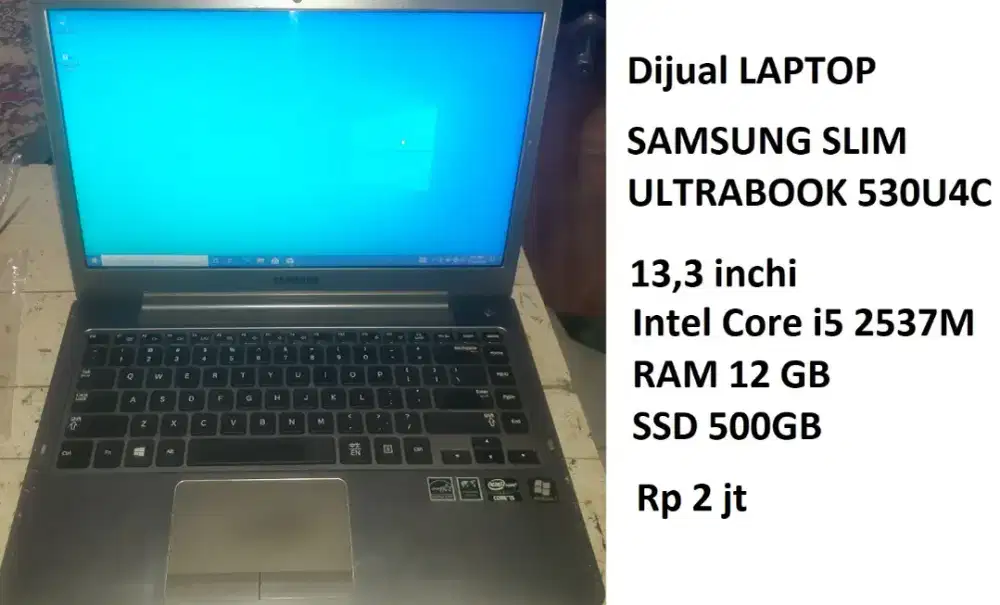 Leptop Samsung slim core i5