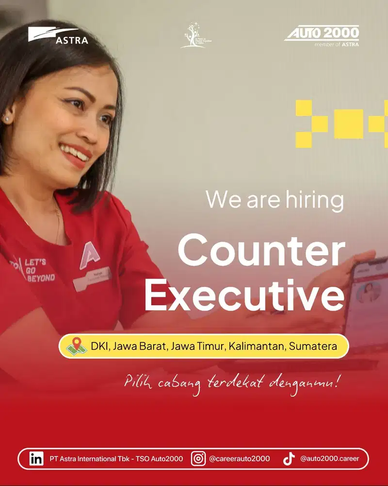 Counter Executive (PT. Astra International Tbk - TSO Auto2000)