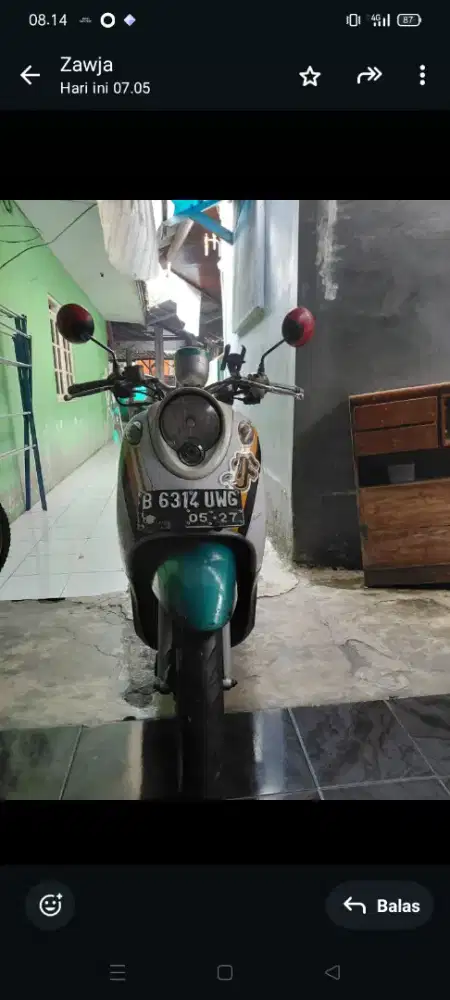 Yamaha Fino Karbu Tahun 2012