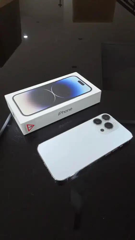 iPhone 14 Pro 256 iBox Silver Full SET Resmi
