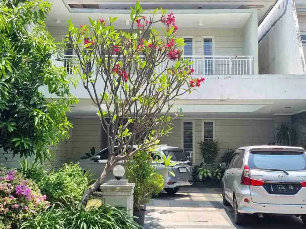 Dijual Cepat Rumah Murah Mewah 2 Lantai di Regency 21 Surabaya Semi Furnish