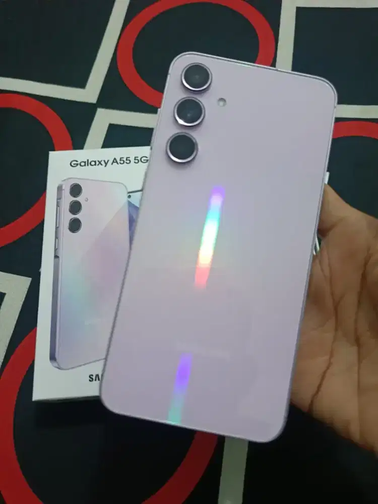 Samsung Galaxy A55 5G NFC Resmi SEIN Ram 12/256Gb Fullset.