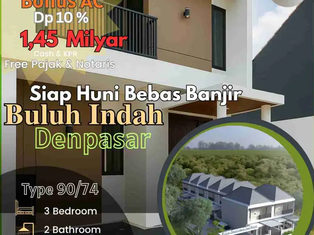 jual Rumah Baru Siap Huni On progress Buluh Indah Mahendradata Denpasar Bali