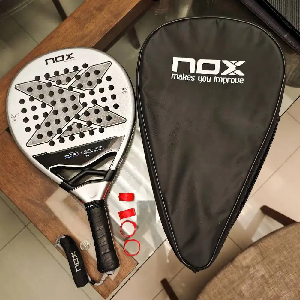 NOX AT10 Luxury Genius by Agustin Tapia 18K 2024 Teardrop. Raket Padel