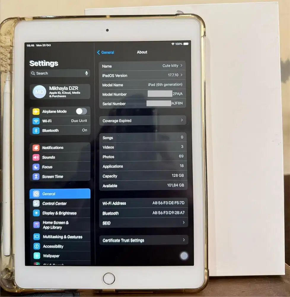 Ipad gen 6 128gb ex ibox