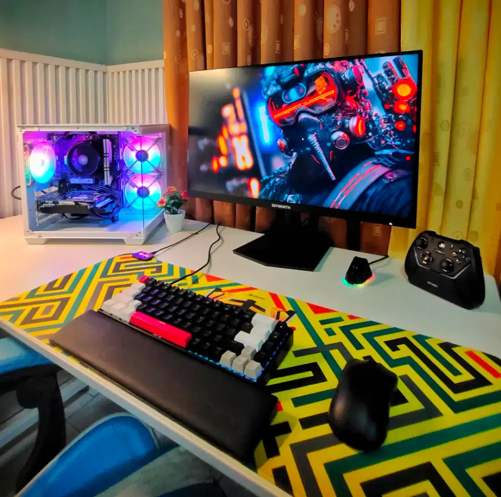 pc murah ryzen 5600x / ram 16gb / rx 580 8gb / nvme