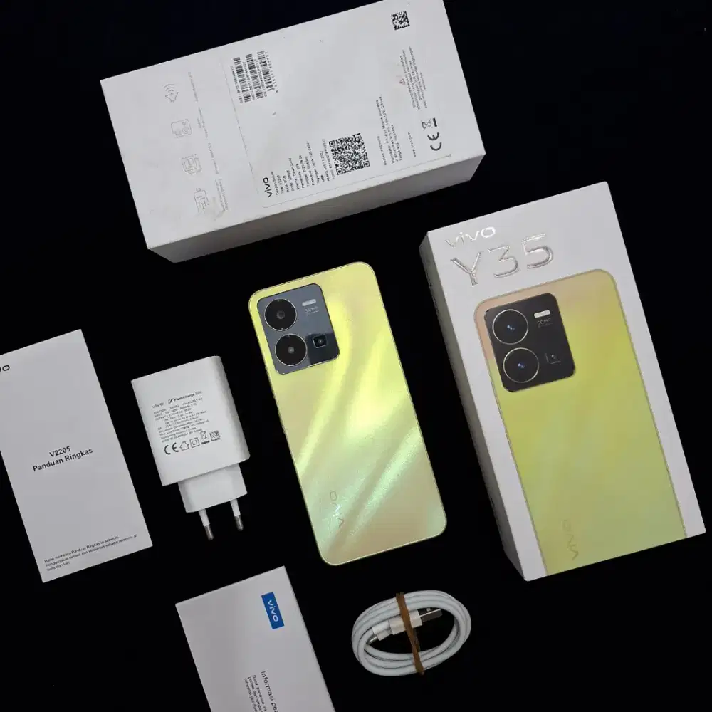 Vivo Y35 8/128 Second Fulset mulus Pemakaian