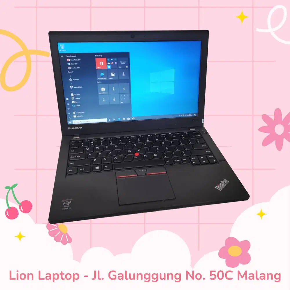 RAM 8GB SSD 256GB Core i5 Lenovo Thinkpad X250 [20|10]