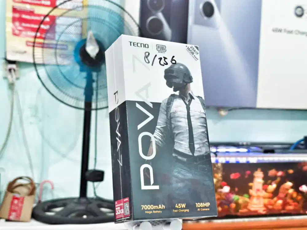 TECNO POVA 7 4G 8/256 NEW SEGEL PROMO TERMURAH