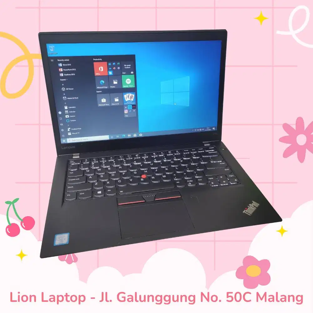 RAM 8GB SSD 256GB Core i7 SLIM Lenovo Thinkpad T470s [20|10]