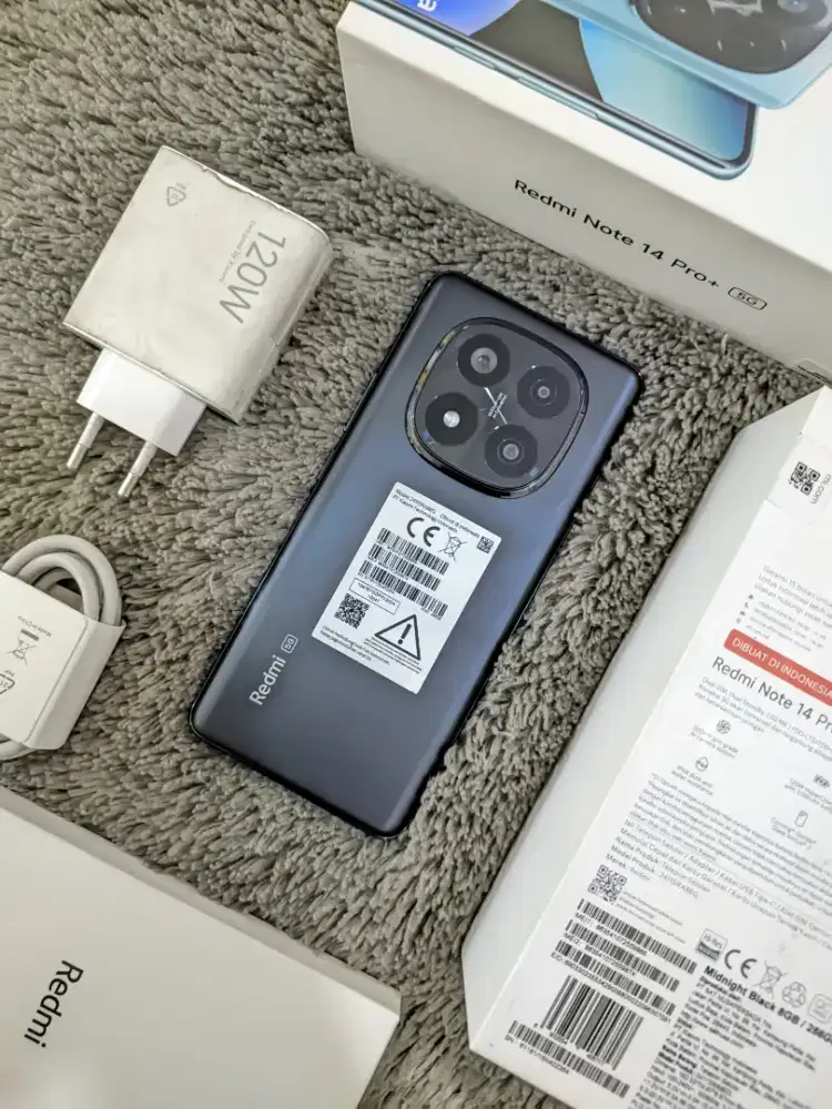 Redmi note 14 Pro plus 5G 8/256 Fulset mulus Pemakaian Singkat