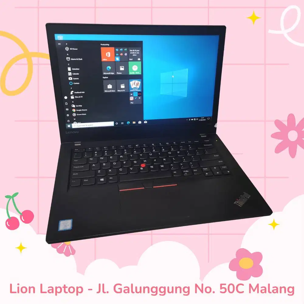 RAM 16GB Core i5 Gen7 SSD 256GB Lenovo Thinkpad T470 [20|10]