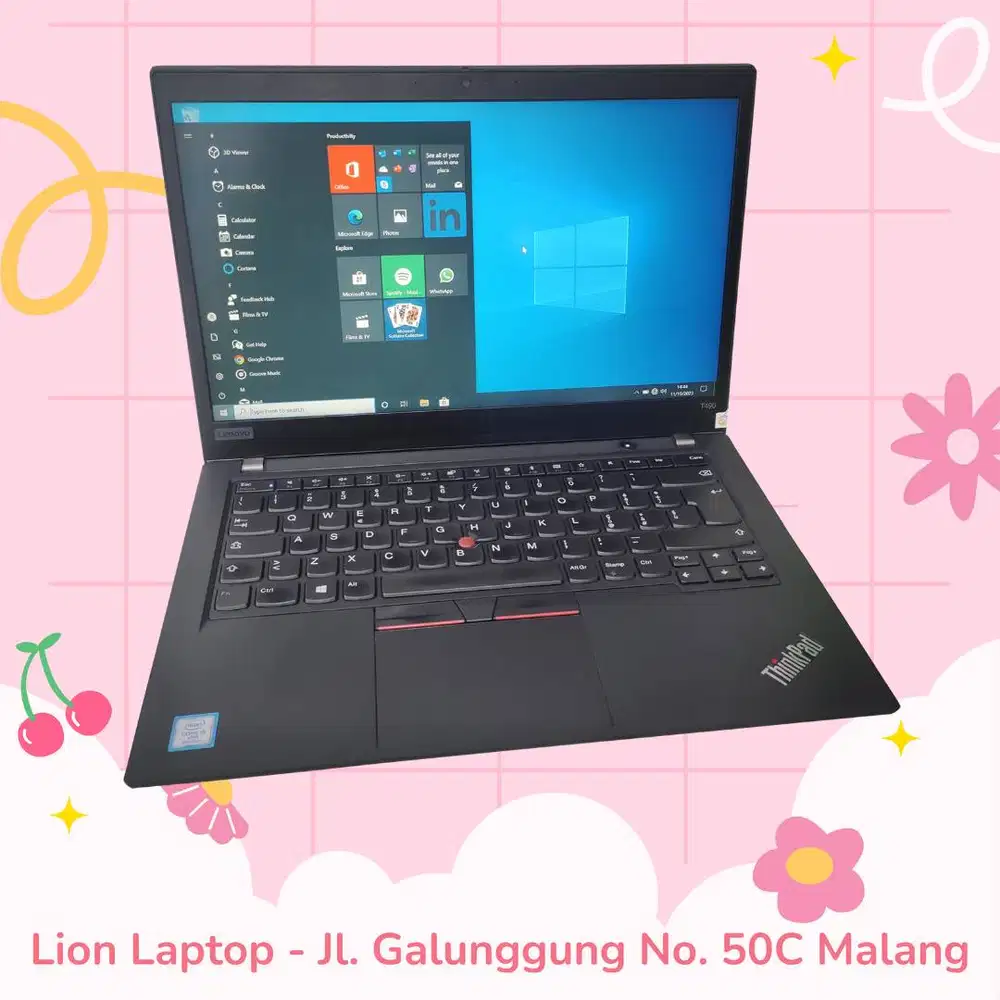 i5 Gen 8 RAM 8GB SSD 256GB (NVMe) Lenovo Thinkpad T490 [20|10]