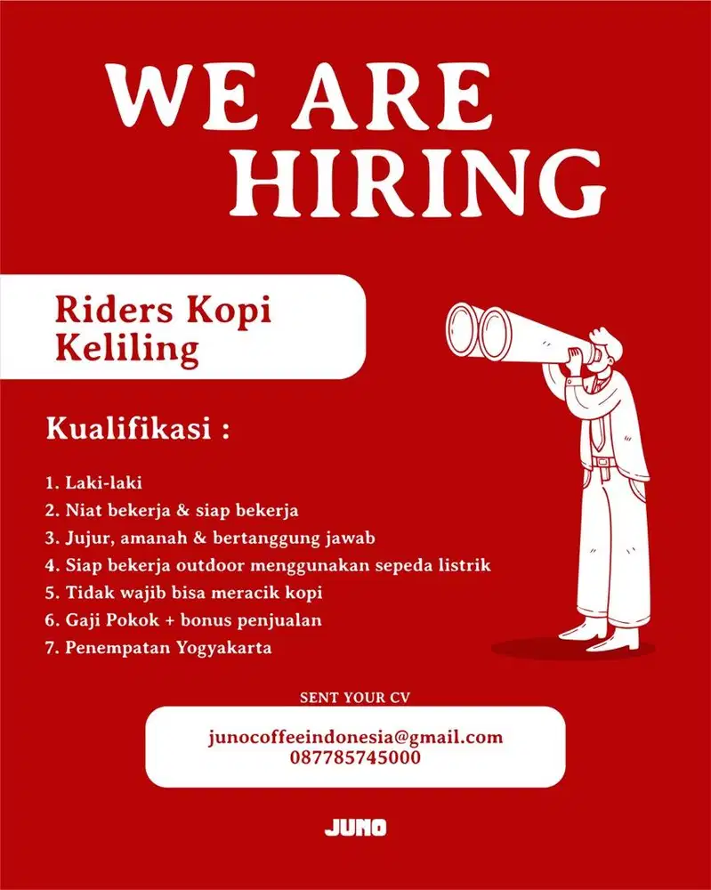 Lowongan Riders Kopi Keliling