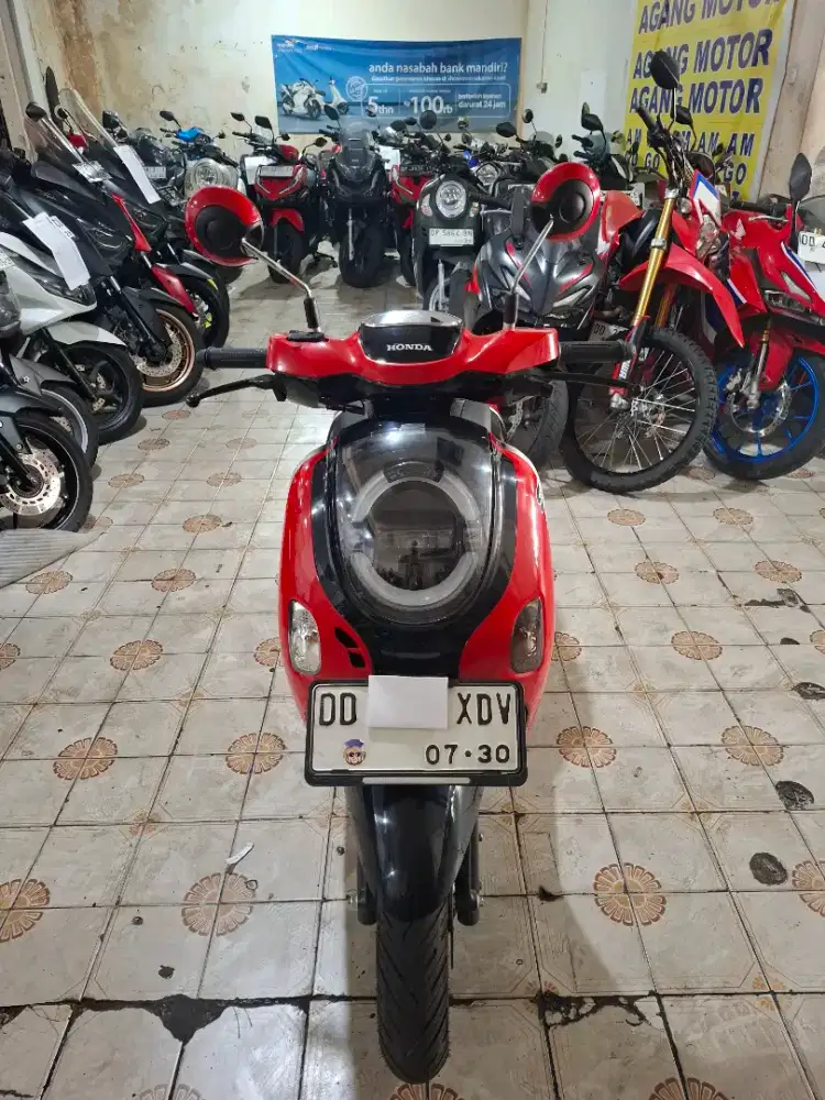 Honda Scoopy new 110cc 2025 merah hitam