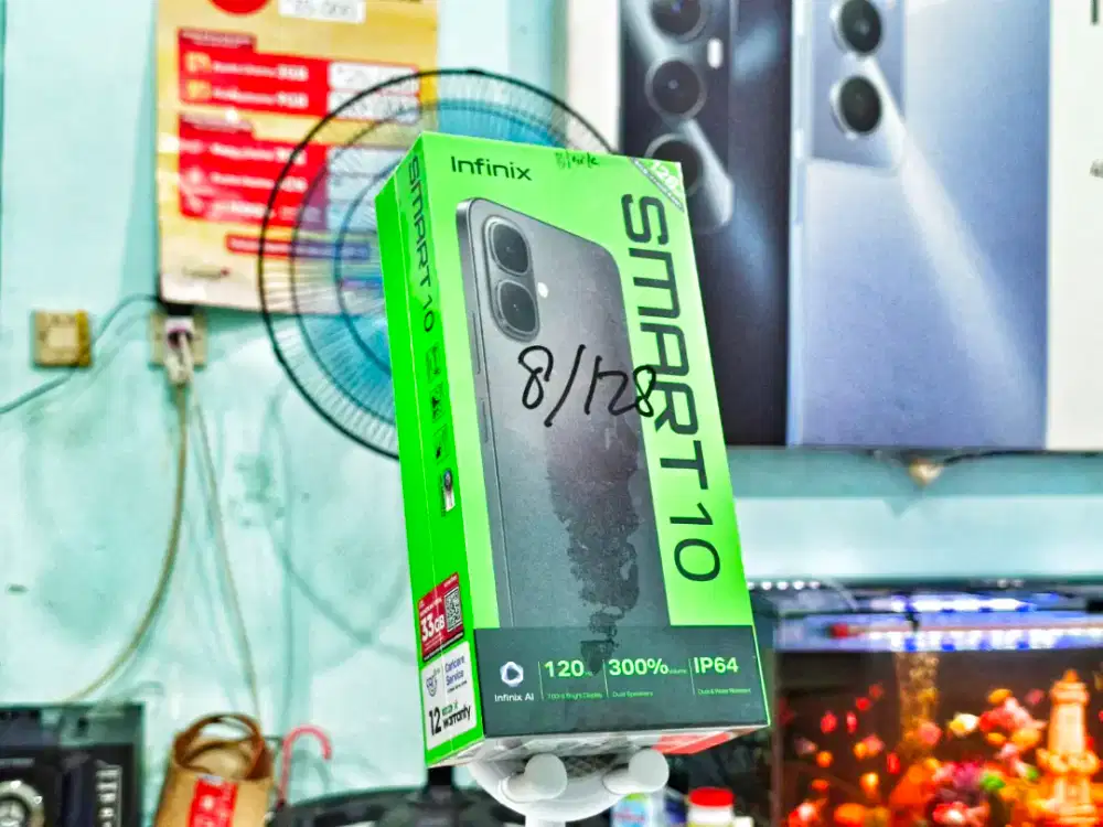 INFINIX SMART 10 4/128 NEW SEGEL PROMO TERMURAH