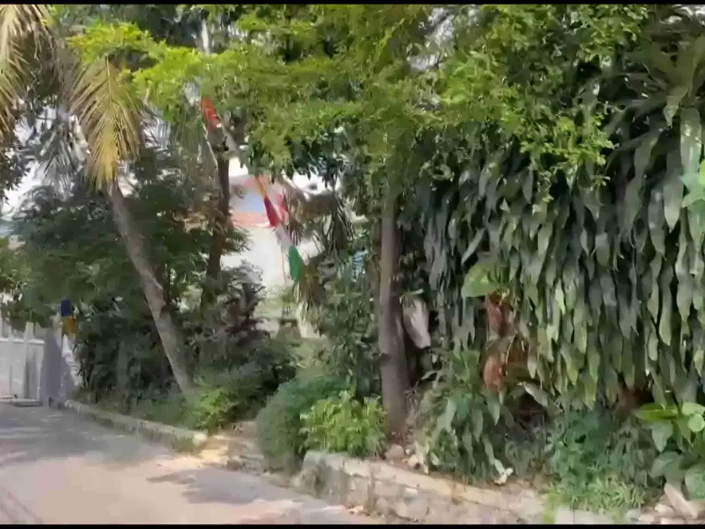 kavling tanah darat siap bangun  rumah atau kantor bebas banjir pamulang  tangsel
