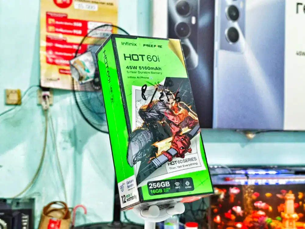 INFINIX HOT 60i 8/256 NEW SEGEL PROMO TERMURAH