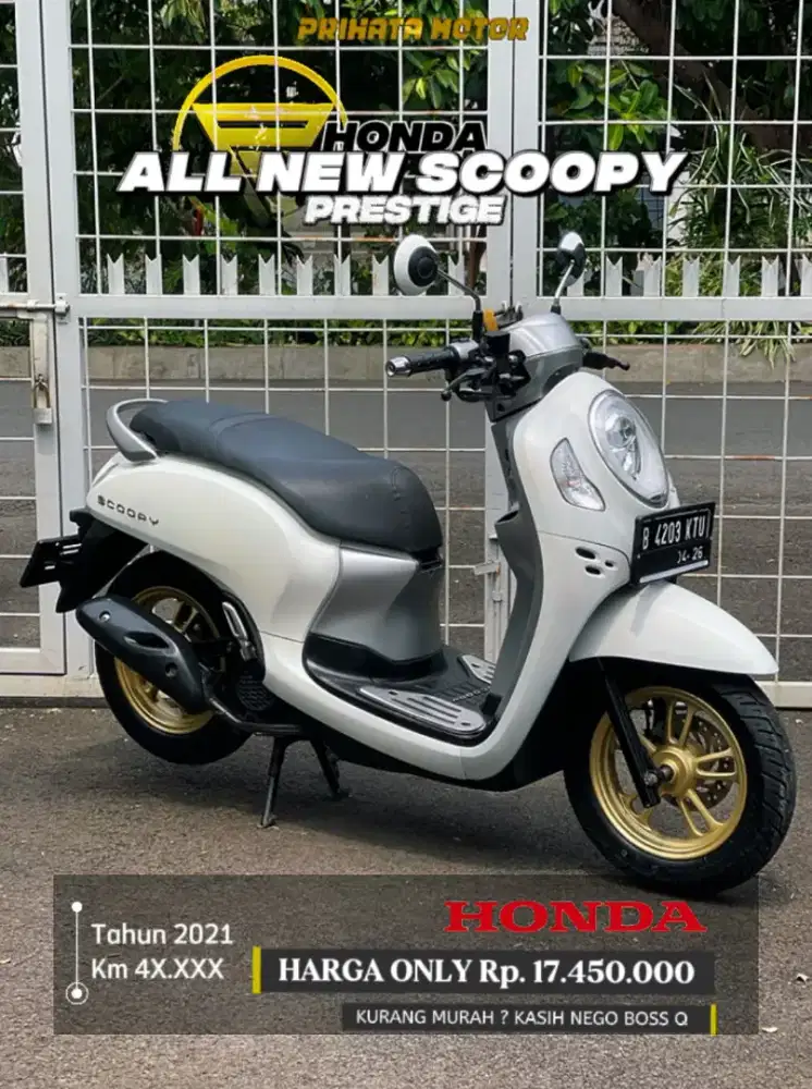 DP 2,1 Jutaan HONDA ALL NEW SCOOPY PRESTIGE 2021
