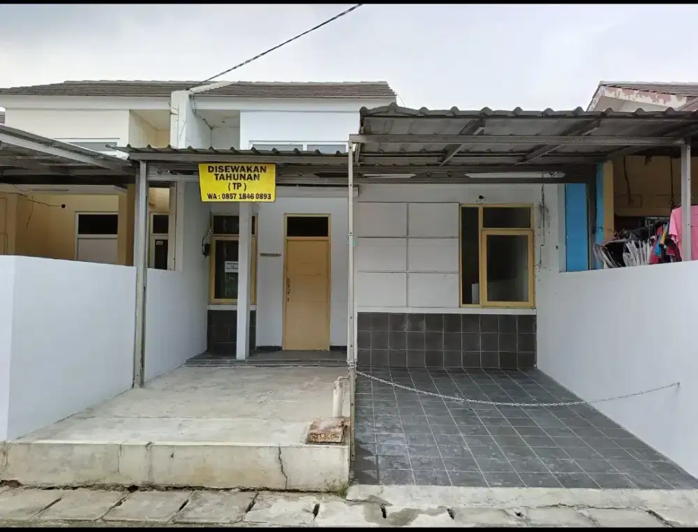 Sewa rumah tahunan cimone kota tangerang