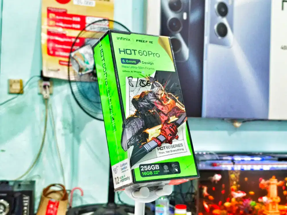 INFINIX HOT 60 PRO 8/256 NEW SEGEL PROMO TERMURAH