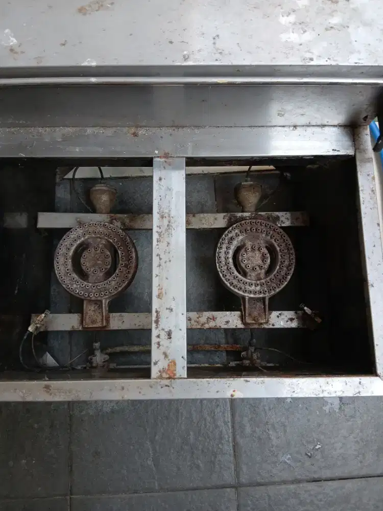 Deep fryer gas 2 tungku masema