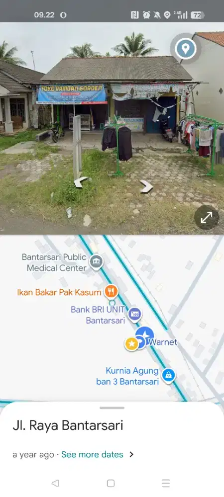 Dijual Tanah SHM Pinggir Jalan Raya Bantarsari