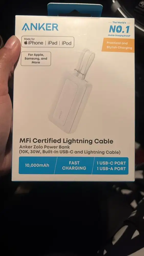Anker Zolo Power Bank 10.000 mAH kondisi baru