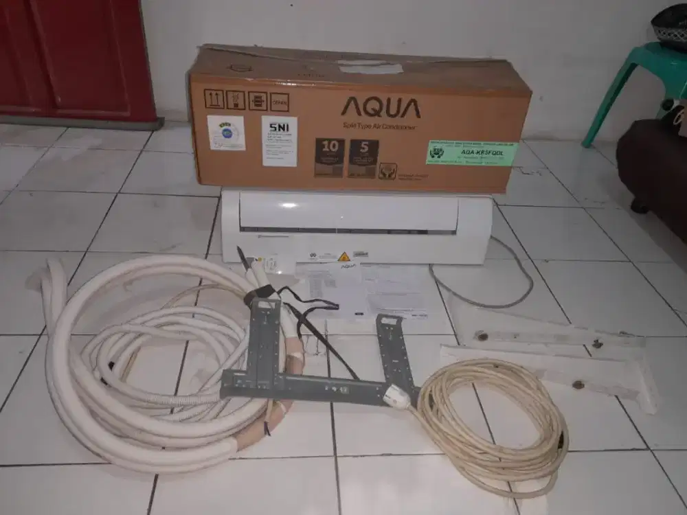 AC AQUA - DIJUAL CEPAT 2 UNIT 1/2 PK (LIKE NEW BARU NYALA 1 KALI)