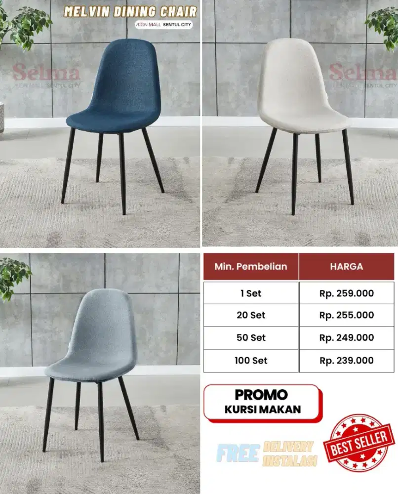 kursi makan murah
