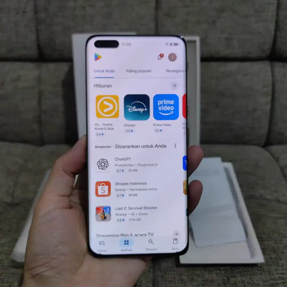 Huawei P40 Pro 8/256 Silver Fullset HarmonyOS GMS