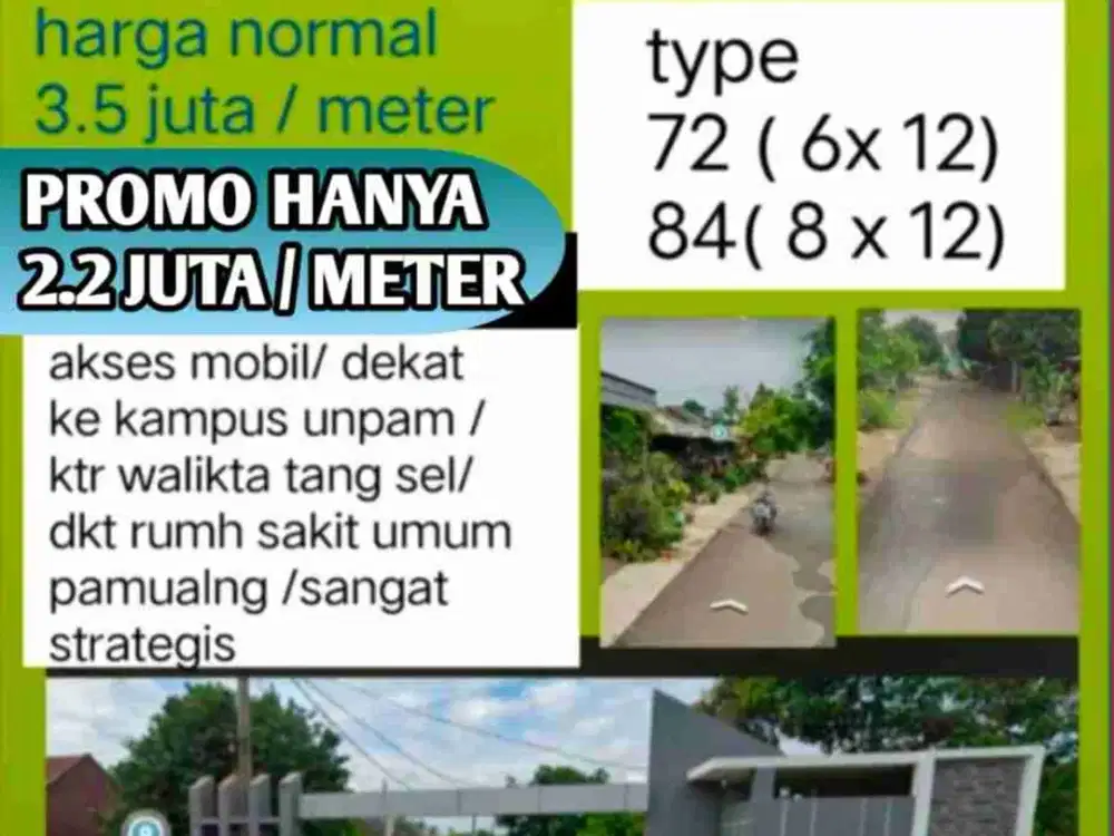 DIJUAL CEPAT 5 UNIT KAVLING