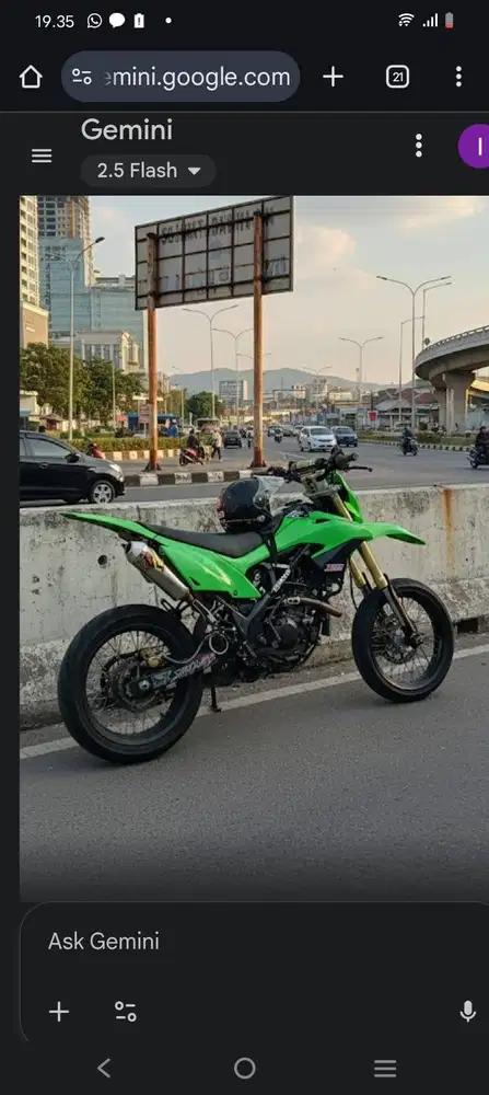 Jual supermoto basic honda