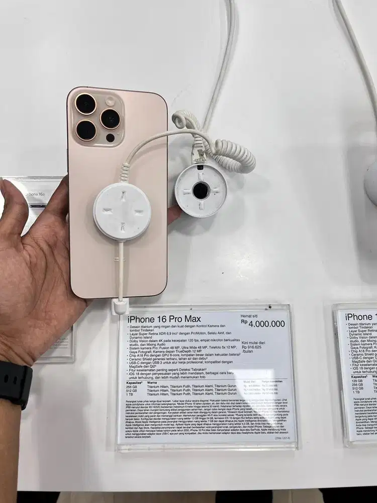 Iphone 16promax 128,256 ready!! Cicilan tanpa kartu kredit!!