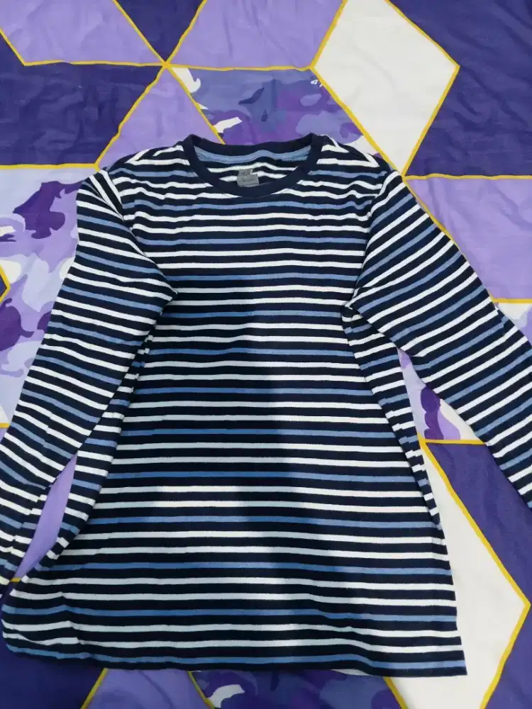 LONG SLEEVE BLUE WHITE