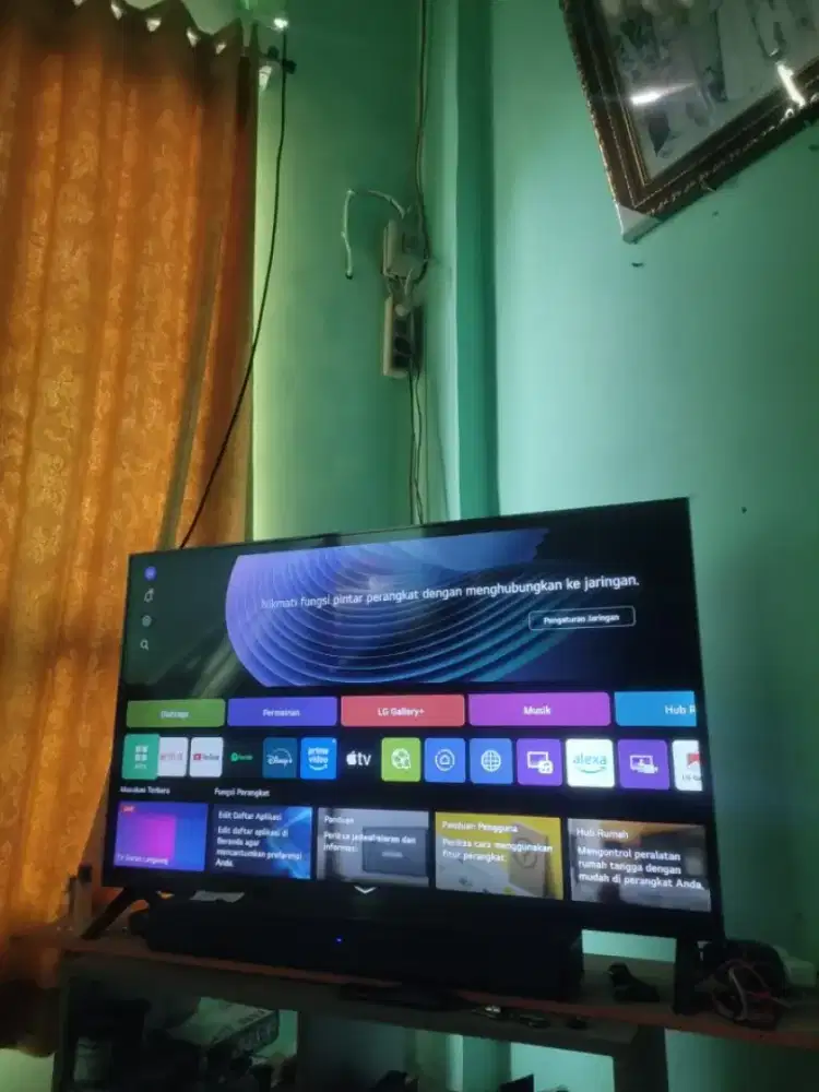 TV LG UHD Ai 43Inch + Speaker Stage Eggel