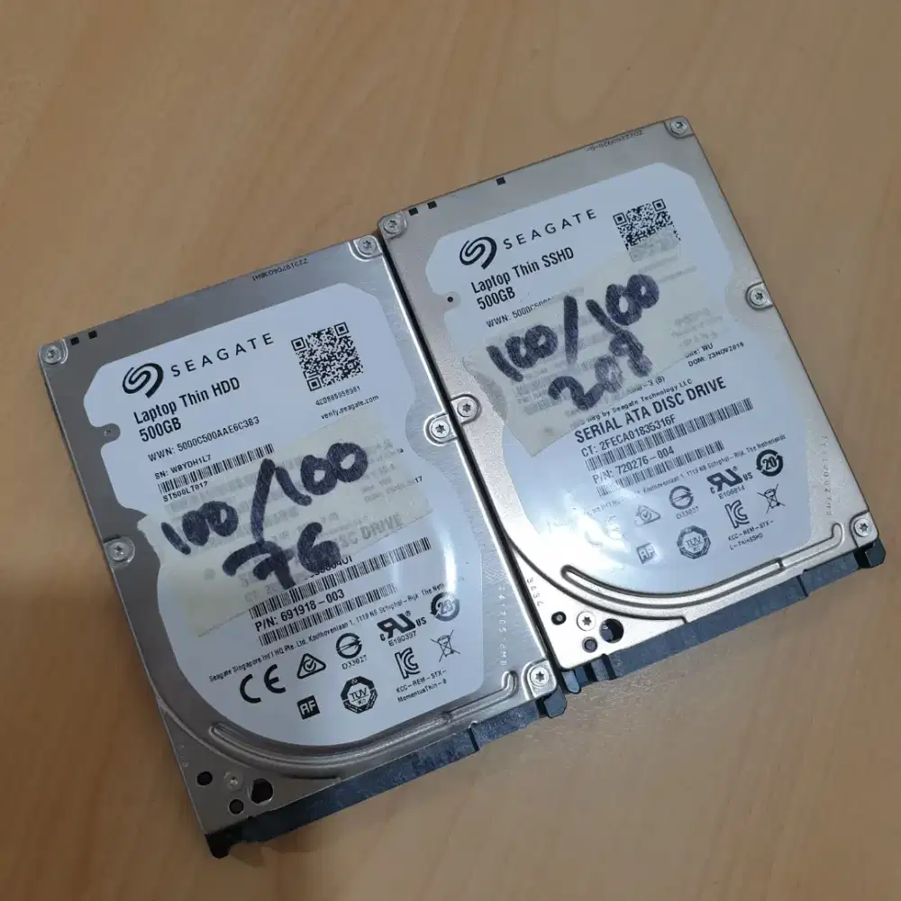 HARDISK LAPTOP - SEAGET 500GB SLIM 100/100