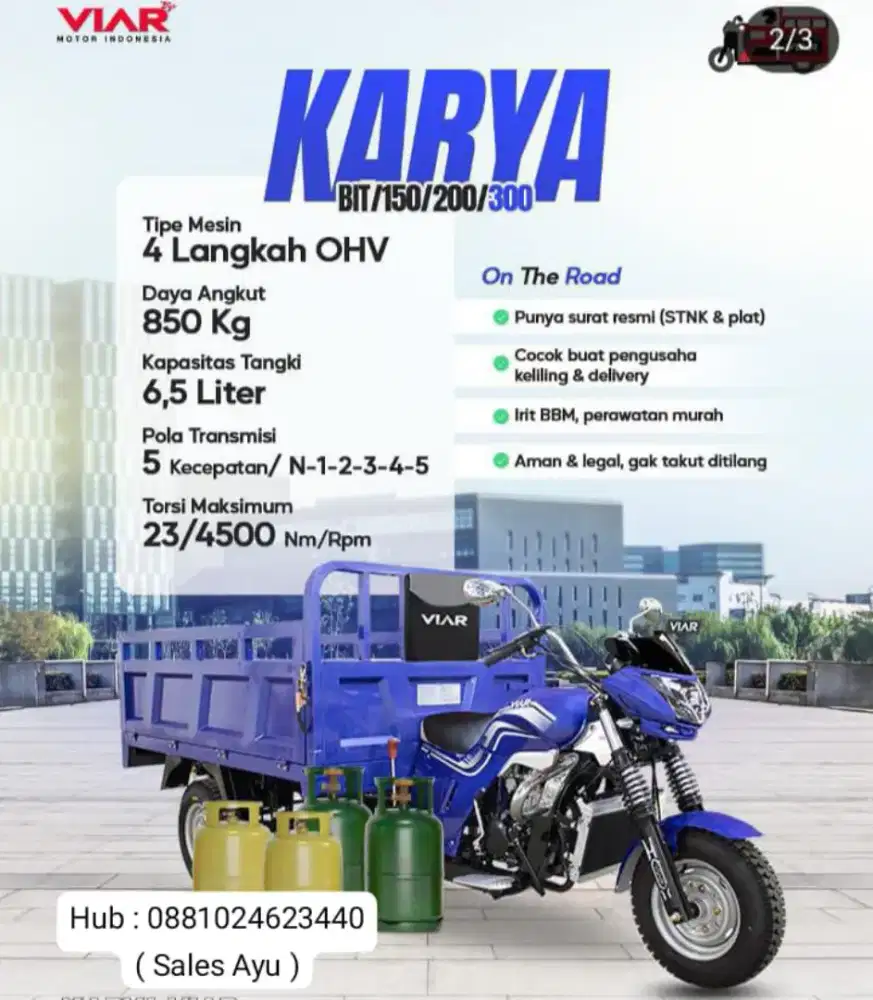 MOTOR RODA TIGA