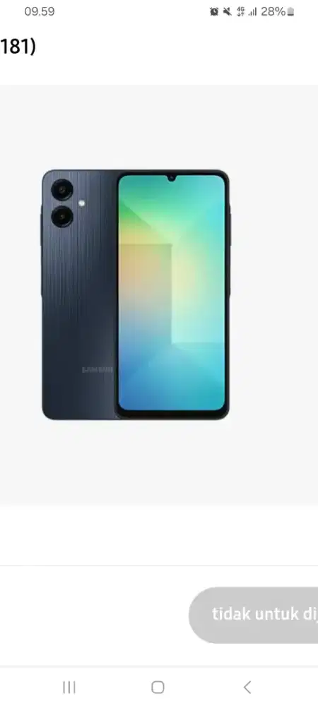 SASUNG A06 4G 4/64GB FULLSET