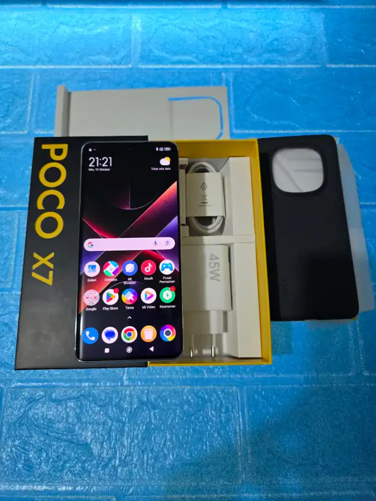 Poco X7 5G Silver 12/512GB Umur 2 Hari Like New