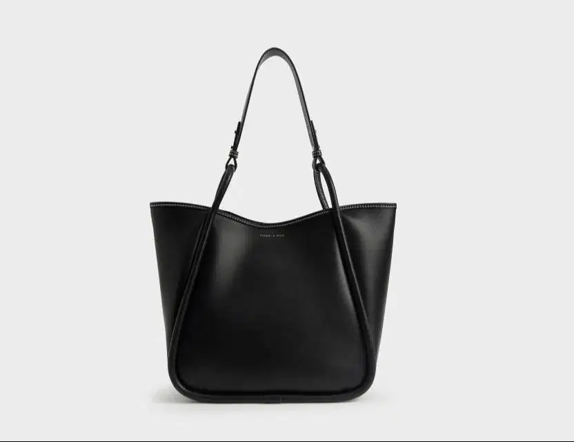 Tote Bag Slouchy Tubular Lyla - Black