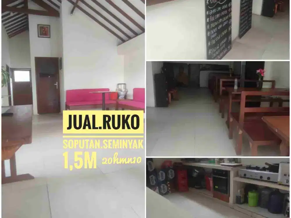 jual Rumah Toko Ruko Soputan Seminyak Denpasar Barat Bali