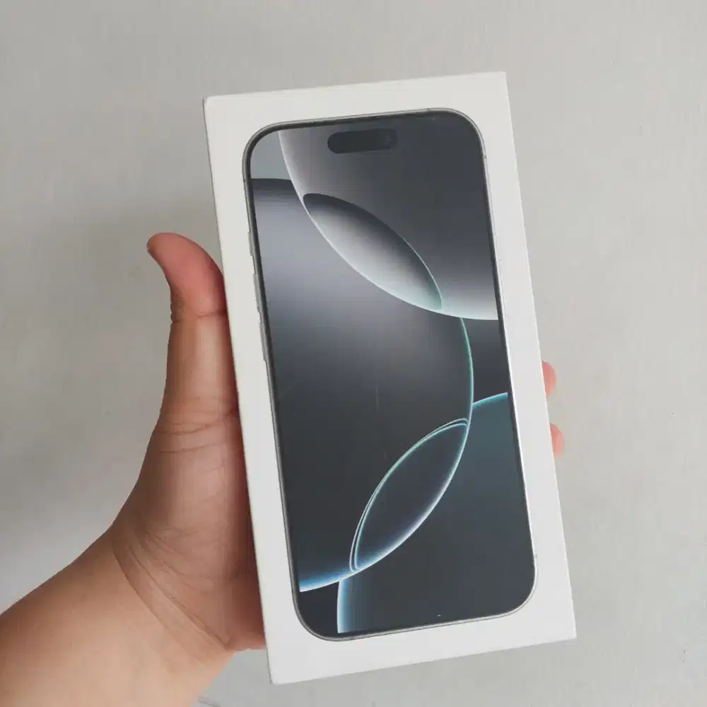 IPHONE 16 PRO WHITE TITANIUM 256GB GARANSI RESMI