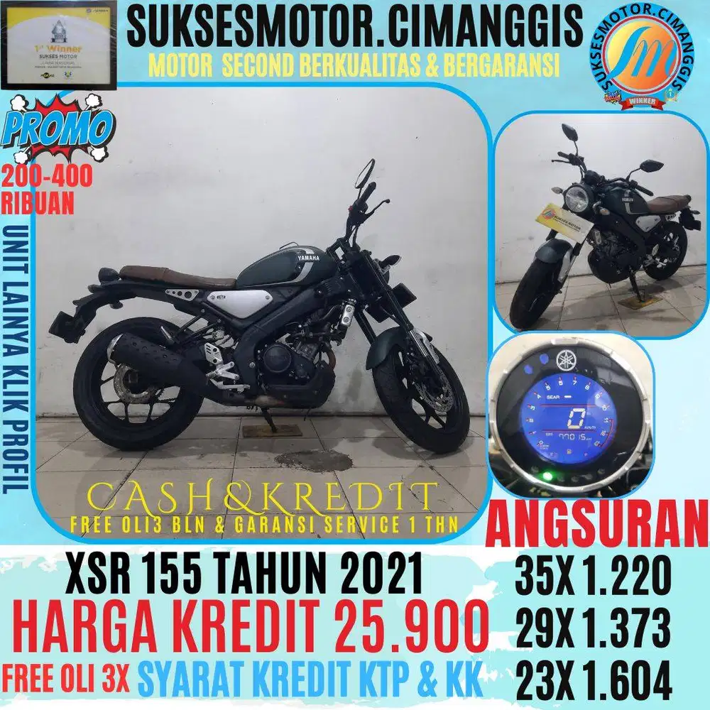 XSR 155 PROMOTERMURAH CASHBACK UPTO 700RBUAN KLIK PROFIL UNIT LAINYA
