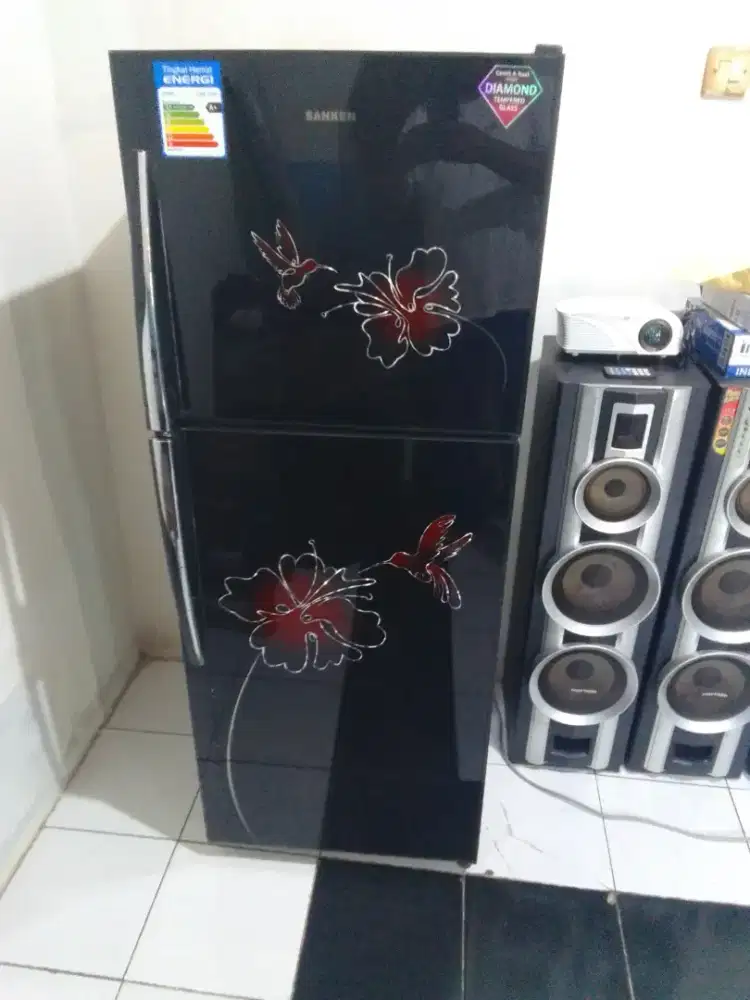 Kulkas 2 pintu merk sanke ln di jamin msh ori