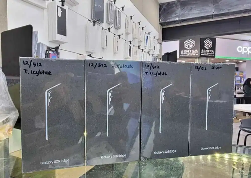 SAMSUNG S25 EDGE 5G RAM 12/512 FREE HYDROGEL+CASE GARANSI RESMI 1TH
