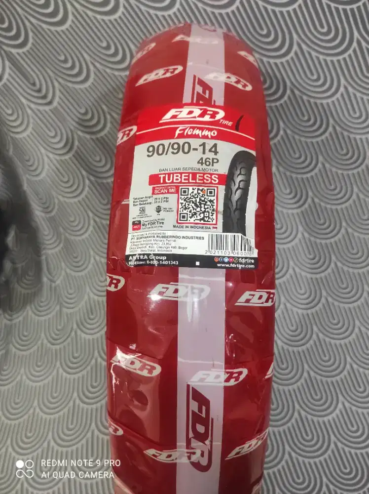 Ban tubeless vario beat dll 90/90 ring 14