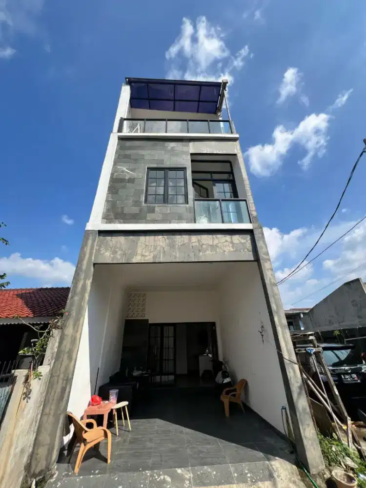 Di jual rumah berikut tanah murah luas di curug bekasi